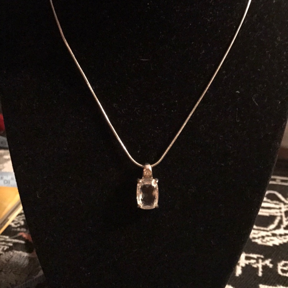 RARE Swarovski crystal necklace BEAUTIFUL Lg stone